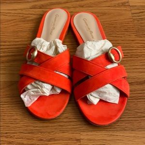 Women’s Gianvito Rossi suede slides